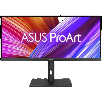 Monitor Grafica IPS LED ASUS ProArt 34inch PA348CGV, UWQHD (3440 x 1440), HDMI, DisplayPort, AMD FreeSync Premium Pro, Boxe (Negru)