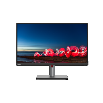 Monitor IPS LED Lenovo ThinkVision 27inch T27i-30, Full HD (1920 x 1080), VGA, HDMI, DisplayPort, Pivot (Negru/Argintiu)