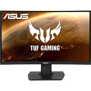 Monitor LED ASUS Gaming TUF VG24VQE Curbat 23.6 inch 1 ms Negru FreeSync Premium 165 Hz