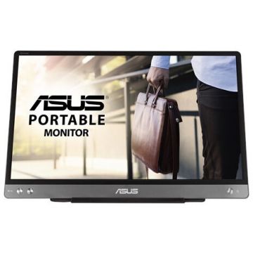Monitor LED ASUS ZenScreen MB14AC 14 inch 5 ms Argintiu 60 Hz Monitor LED ASUS ZenScreen MB14AC 14 inch 5 ms Argintiu 60 Hz
