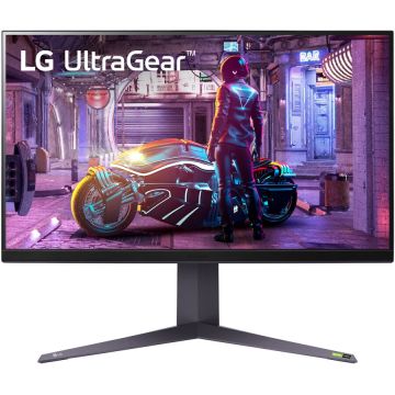Monitor LED LG Gaming UltraGear 32GQ850-B 31.5 inch QHD IPS 1 ms 240 Hz HDR G-Sync Compatible & FreeSync Premium Pro