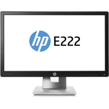 Monitor refurbished HP EliteDisplay E222, 21.5 Inch Full HD IPS LED, VGA, HDMI, Display Port, USB