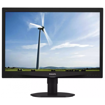 Monitor Refurbished Philips 240S4Q, 24 Inch LED, 1920 x 1200, VGA, DVI