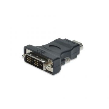Adaptor Assmann AK-320500-000-S, DVI-D/HDMI, Negru