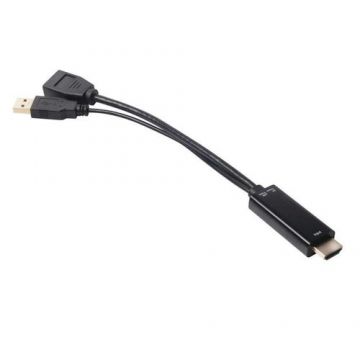 Adaptor Club3D CAC-2330, HDMI - DisplayPort, Negru