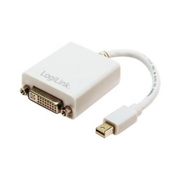 Adaptor LogiLink CV0037, Mini DisplayPort, DVI, Full HD (Alb)