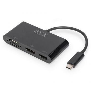 Adaptor video Digitus USB-C, 4K/60Hz DA-70859