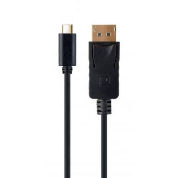 Cablu Gembird A-CM-DPM-01, USB-C la DisplayPort, 4K/60Hz, 2m (Negru)