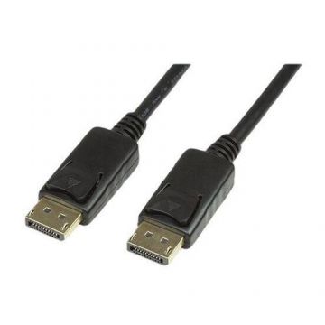 Cablu  Logilink CV0074, DisplayPort, 5 m, Negru