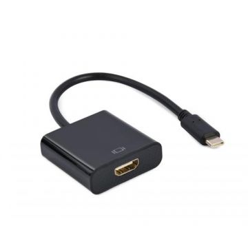 Gembird A-CM-HDMIF-04 Cablu adaptor USB Type-C la HDMI 4K60Hz Negru