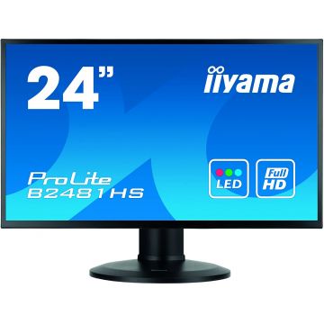 Monitor Second Hand Iiyama XB2481HS, 24 Inch Full HD VA, VGA, DVI, HDMI