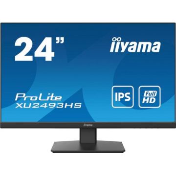 Monitor IPS LED iiyama 23.8inch XU2493HS-B5, Full HD (1920 x 1080), HDMI, DisplayPort, AMD FreeSync, Boxe (Negru)