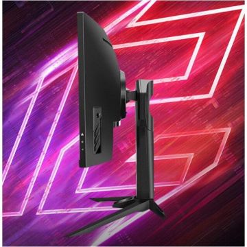 Monitor LED ASRock Gaming PG34WQ15R2B Curbat 34 inch UWQHD VA 1 ms 165 Hz HDR FreeSync Premium