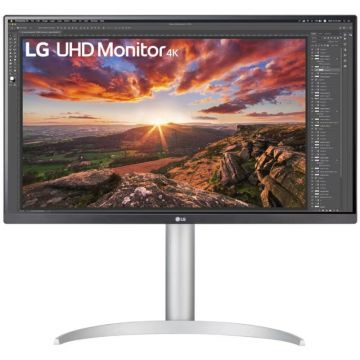 Monitor LED LG 27UP85NP-W 27 inch UHD IPS 5 ms 60 Hz USB-C HDR FreeSync