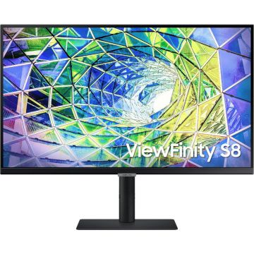 Monitor LED Samsung ViewFinity S8 LS27A800UJPXEN 27 inch UHD IPS 5 ms 60 Hz USB-C HDR