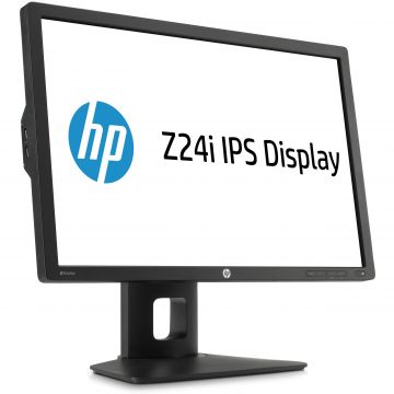 Monitor Second Hand HP Z24i, 24 Inch IPS LED, 1920 x 1200, VGA, DVI, DisplayPort, USB