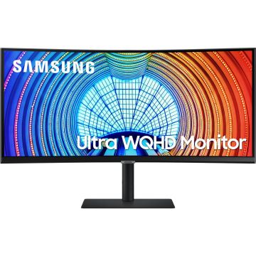 Monitor curbat LED Samsung LS34A650UXUXEN, 34