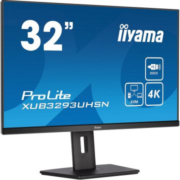 Monitor ProLite XUB3293UHSN-B5, LED monitor - 31.5 - black, Ultra HD/4K, HDMI, DisplayPort, USB-C, IPS