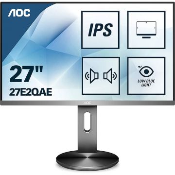 Monitor LED 27E2QAE 27 inch FHD IPS 4ms Black