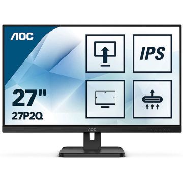Monitor LED 27P2Q 27 inch FHD IPS 4ms Black