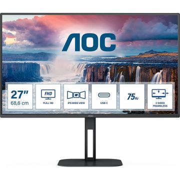 Monitor LED 27V5CE 27 inch FHD IPS 1ms 75Hz Black Monitor LED 27V5CE 27 inch FHD IPS 1ms 75Hz Black