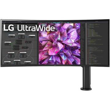 Monitor LED Curbat 38WQ88C-W 37.5 inch UHD+ IPS 5ms Black
