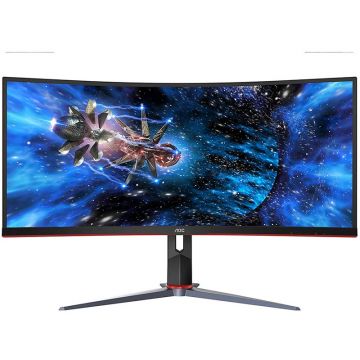 Monitor LED Gaming Curbat CU34G2X 34 inch UWQHD VA 1ms 144 Hz Black Monitor LED Gaming Curbat CU34G2X 34 inch UWQHD VA 1ms 144 Hz Black
