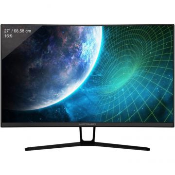 Monitor LED Gaming Curbat M27-QHD-144-C-V2 27 inch QHD VA 4ms Black