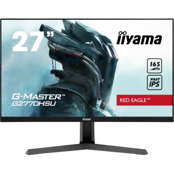 Monitor LED IIyama Gaming Red Eagle G-MASTER G2770HSU-B1 27 inch FHD IPS 0.8 ms 165 Hz FreeSync Premium