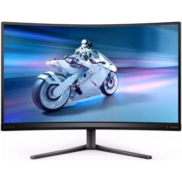Monitor LED Philips Gaming Evnia 27M2C5500W Curbat 27 inch QHD VA 0.5 ms 240 Hz HDR FreeSync Premium Pro