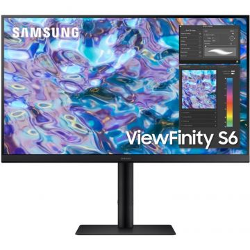 Monitor LED S27B610EQU 27 inch QHD IPS 5ms 75Hz Black