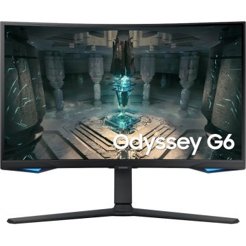 Monitor LED Samsung Gaming Odyssey G6 LS27BG650EUXEN Curbat 27 inch QHD VA 1 ms 240 Hz HDR FreeSync Premium Pro