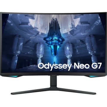 Monitor LED Samsung Gaming Odyssey Neo G7 LS32BG750NPXEN Curbat 32 inch UHD VA 1 ms 165 Hz HDR FreeSync Premium Pro