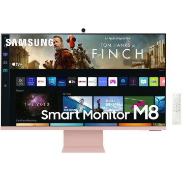 Monitor LED Smart S32BM80PUU 32 inch UHD VA 4ms Sunset Pink