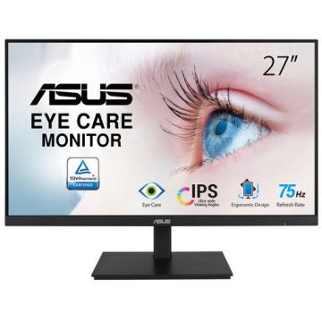 Monitor LED VA27DQSB 27 inch FHD IPS 5ms Black