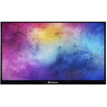 Monitor LED Verbatim Portabil 49591 Touchscreen 14 inch FHD IPS 6 ms 60 Hz USB-C HDR FreeSync
