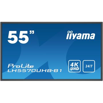 Monitor ProLite LH5570UHB-B1 55inch 8ms UHD 4K Black