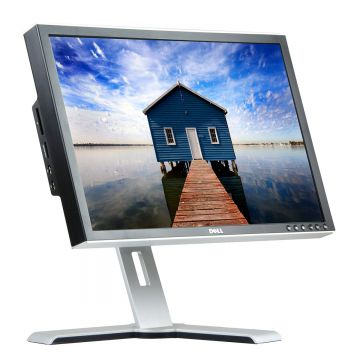 Dell 2408W  24 LCD  1920 x 1200 Full HD  16:10  HDMI  displayport  negru - argintiu  monitor refurbished