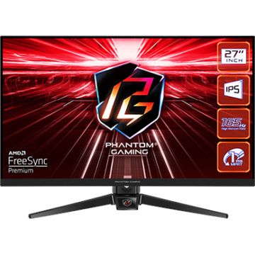 Monitor LED ASRock Gaming PG27FF1A 27 inch FHD 1 ms 165 Hz HDR FreeSync Premium
