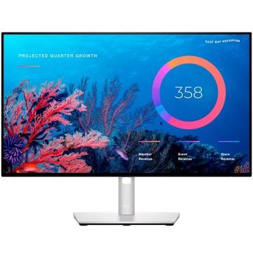 Monitor LED DELL UltraSharp U2422HE   23.8'' 16:9  IPS LED backlit  AG  3H coating  1920x1080  1000:1  250 cd/m2  5 ms  178/178  HDMI  DP  DP-out  USB-C  USB 3.2 Hub  RJ-45  height  pivot  tilt  swivel  VESA