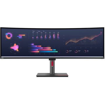 Monitor LED Lenovo ThinkVision P49w-30 Curbat 49 inch DQHD IPS 4 ms 60 Hz Thunderbolt