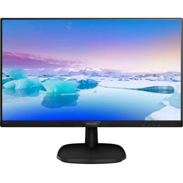Monitor LED Philips 243V7QJABF 23.8 inch 5 ms Negru 60 Hz
