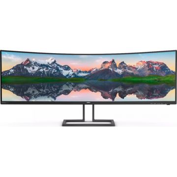 Monitor LED Philips Gaming 498P9Z Curbat 48.8 inch DQHD VA 4 ms 165 Hz KVM HDR