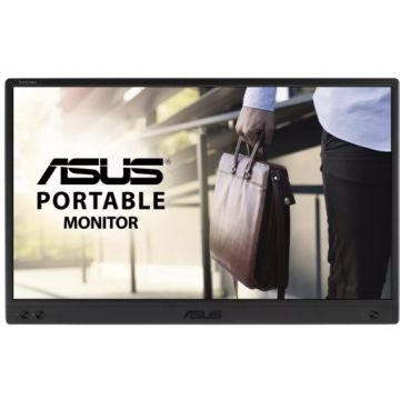 Monitor LED Portabil ZenScreen  MB166B 15.6inci IPS FHD Negru