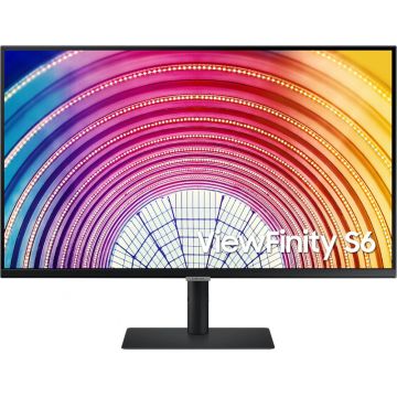 Monitor LED Samsung ViewFinity S6 LS24A600NAUXEN 24 inch QHD IPS 5 ms 75 Hz HDR FreeSync