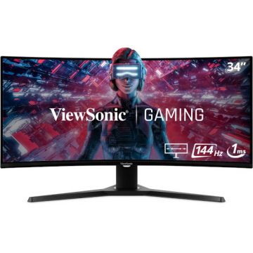 Monitor LED ViewSonic Gaming VX3418-2KPC Curbat 34 inch UWQHD VA 1 ms 144 Hz HDR