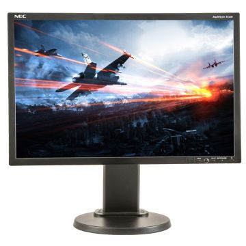 NEC MultiSync E222W  22 LCD  1680 x 1050  16:10  negru  monitor refurbished