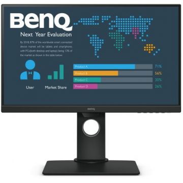 benq Monitor LED Benq BL2480T, 23.8inch, 1920x1080, 5ms, Negru