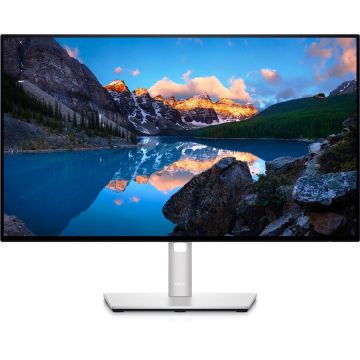 Dell Monitor IPS LED Dell 23.8 U2422HE, Full HD (1920 x 1080), HDMI, DisplayPort, Pivot , Argintiu