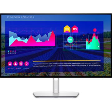 Dell Monitor LED DELL UltraSharp U2722D 27 inch QHD IPS 5 ms 60 Hz, NegruArgintiu